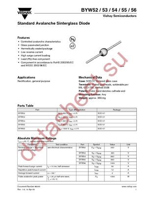 BYW56-E3/54 datasheet  